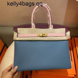 Designer Handbags Designer Totes Color Block 7A quality customized 35cm by order only Fully quality 3tones togo leather luxury bag stitching gold and sil