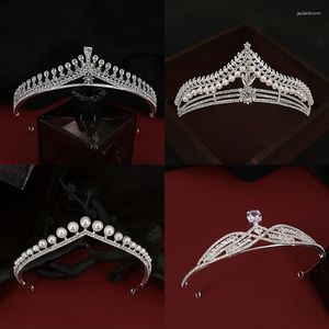 Headpieces Bridal Accessories Wedding Dress Princess Hair Ornaments Festival Performance Alloy Headdress Birthday Party Crown