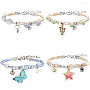 Strand Sen Girls Handgefertigte Keramikperlen Lucky Dolphin Universe Star Anhänger Armband DIY Crafts Vintage Juwely Geschenkgroßhandel Großhandel