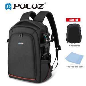 Kamera-Taschenzubehör Puluz Outdoor Dual Schultern Rucksack Handheld PTZ Stabilisator Kamera-Tasche Regenabdeckung für Digitalkamera/DJI Ronin-SC/Ronin-S HKD230817