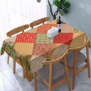Table Cloth Cotton And Linen Lattice Tablecloth Waterproof Party Home Decoration Rectangular Cover For Kitchen MantelpieceDecora