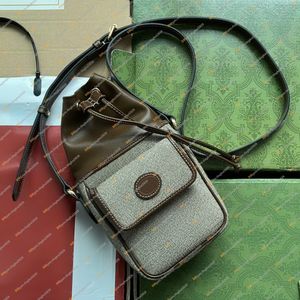 Damskie torby designerskie torba na wiadra Crossbody Wasployer Worka na ramię TOTE Torebka TOP LUSTROWA Jakość 746303 torebka