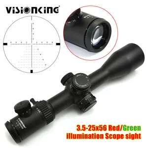 Visionking 3.5-25x56 Tactical Riflescope Spotting Scope for Rifle Hunting Optical Collimator Gun Sight Red Green Illumination Hunting Lunettes Accessories