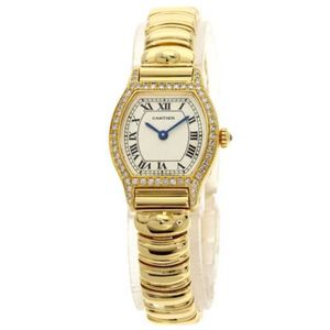 Luxury Watches CT Swiss Made Watches CT Tortue SM Diamond Maker Complete Watches K18 Yellow Gold/K18YG Ladies