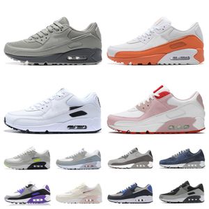 Classic 90 Casual Shoes Men Women Max 90s Triple White Black Red Wolf Grey Polka Dot Infrared Total Orange Laser Blue Hyper Grape Royal Chlorophyll Trainers Sneakers