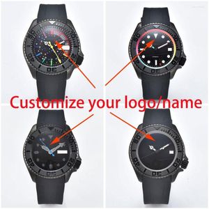 Wristwatches NH35 NH36 Movement Automatic Machine 007 Watch Dial LOGO/Text Printing/Laser Engraving Customization Service