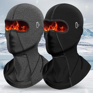 Berretti inverno tappo per ciclismo caldo per uomo motocicletta in bicicletta Balaclava Sport a vento Sports Scarf Velvet Bike Copertura Donne Cappello da sci da caccia Escuissimento