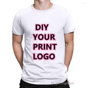 Men's T Shirts 2023 Big Size Unisex Custom Shirt gör din designlogo män kvinnor diy tryck original högkvalitativ födelsedagspresiter tshirt