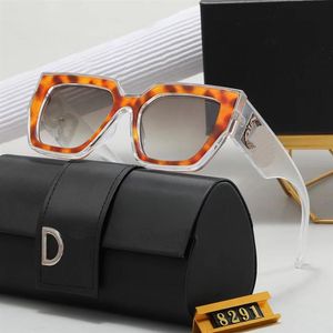 Designer Sonnenbrillen Mode Luxus Sonnenbrille UV resistent für Frauen Männer Brille Briefstil Strandschattierungsbrille mit Box ver210d