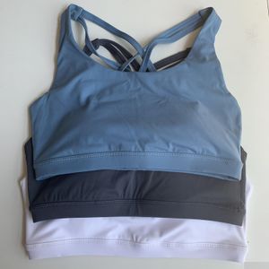 Yoga Outfit Fashion Designer Designer Energy Women Women Sports Invenile Cross Bra Y Sile Cotton Pad Delivery Delivery Outdoors Fitness Forniture Dhdyr