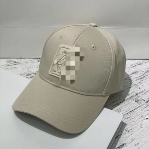 Ny koreansk stil fashionabla broderi baseball cap gränsöverskridande all-match hårt topp internet kändis ins solskydd solpoof toppade mössa