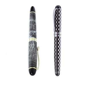 Fountain Pens Jinhao X450 18 kgp 0 7mm Breitnib Pen Marmor Grey Jinhao X750 Schachbrett Medium fein 230816