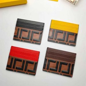 Marke Fenddi Wallet Designer Change Tarse Card Pack Handtaschenkarte Tragbares Stück Hochwert Buchstabe Kalbskin Großhandel Null Brieftaschenzertifikat Aufbewahrung