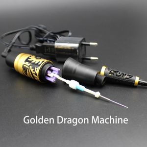 Tattoo Machine 1PCS Taiwan Original Golden Dragon Gun de maquiagem permanente para o corpo da sobrancelha 2308017