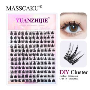 False Eyelashes MASSCAKU DIY Clusters Little Devil Cosplay Eyelash Extensions Russian Faux Mink False Eyelashes Segemented Wispy Makeup Lashes HKD230817