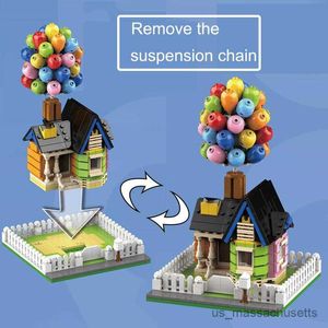 Blocos suspensos por gravidade Balão Flying House Blocks Blocks