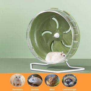 Kleine Tierversorgungen Hamster Wheel Ultraquiet Roller Laufband Haustier Sportspielzeug Rotatory Jogging Cage Accessoires 230816