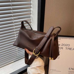 Hobo 2023 Women's Trend Shoulder Bag Female Leather PU Pillow Hobo Bag Crossbody Vintage Satchel Handbag Casual Fashion Messenger Bag HKD230817