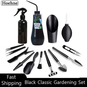 Other Garden Tools Succulent Plants Tool Set for Indoor Plant Home Kit Black Potting Cactus Houseplant Cultivation Gardenning Kits 230816