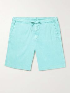 Mens Shorts Summer Italian Design Casual Short Pants Loro Piana Straight-Leg Linen-Blend Twill Drawstring Shorts Beach Wear