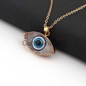 Подвесные ожерелья богемные винтажные турецкие злой глазное подвесное ожерелье моды Клавицское заявление о цепи