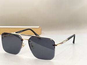 Solglasögon för män och kvinnor designers stil anti-ultraviolet retro glasögon ramlöst med låda