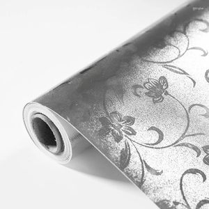 Väggklistermärken nanofilm för kök aluminiumfilm i garderoben oljesäker vattentät självhäftande spisskåp klistermärke