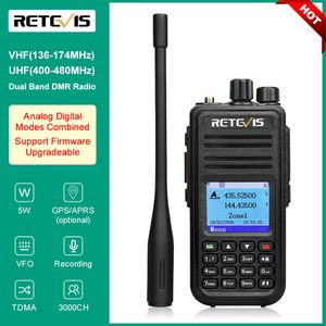 Walkie Talkie Retevis RT3S DMR Dijital Ham Radyo İstasyonları Walkie Talkies Profesyonel Amatör İki Yol VHF UHF GPS APRS 5W 230816