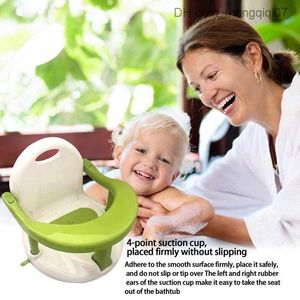 Bathing Tubs Seats Non slip baby shower chair with back support and suction cup baby stable shower chair children's shower accessories Z230817