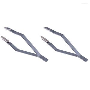 Watch Repair Kits 2X Stainless Steel 7825 V Type Spring Bar Tweezers For