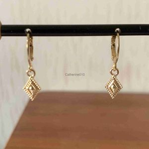 Charm Wtltc Vintage Danglrhombus Charms Серьги для женщин бросают небольшие серьги с обручами минималистские геометрические крошечные серьги J230817