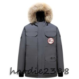 Grafite Ash versione High 08 Expedition Goose Same Down Giacca inverno inverno Cintura a vento Canda canadese Parka Canadian, Designer Canadian Down Giacca