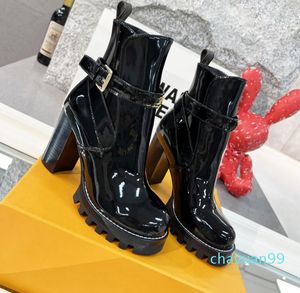 2023 stivali da boot stivali per pista da boot desert stivali da donna stampare scarpe invernali di lusso in pelle autentica