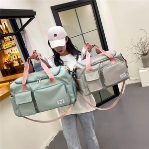 Duffel Bags Luggage Shoulder Handbag Gym Nylon Bag Waterproof Women Crossbody Sports Capacity Female Outdoor Large Yoga Travel