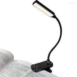 Lampade da tavolo Lettura Luce Luce a LED con lampada ricaricabile e portatile 3 modalità di protezione degli occhi per bambini