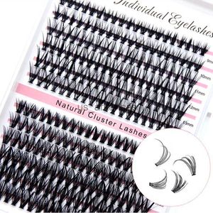 False Eyelashes 10D/20D Individual Lashes Extension Big Capacity 240 Bundles Grafting False Eyelashes Mix Style Cluster Eyelash Makeup Cilia Hot HKD230817