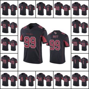 Arizona''Cardinals''Men 1 Kyler Murra 10 DeAndre Hopkins 5 Matt Prater 40 Pat Tillman 6 James Conner Donne Youth Color Rush Custom Black Limited Jersey