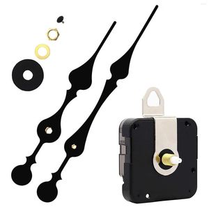 Clocks Accessories 16mm Quartz DIY Wall Clock Motor Kit Movement Mechanism Big Spade Hands Parts Repair Replacement