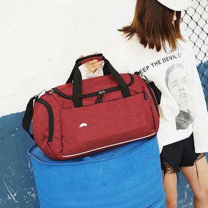 Super Travel Bag Gym Bags Unisex Weekend torebki bagaż duże pojemność sportowa torba cylindra Bag Fitness Bag 220806