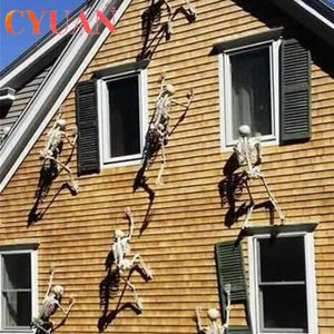 Andere Event -Party liefert gruselige Halloween -Dekoration Halloween Requisiten Luminous Hanging Decoration Outdoor Party Horror Luminous Movable Skull Skelett 230816