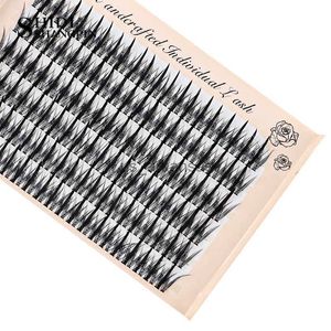 False Eyelashes SHIDISHANGPIN 1 Box Eyelash Extension Bundles Lashes Fan Premade C Curl Natural Cluster False Eyelashes Individual Makeup Tool HKD230817