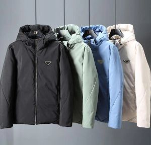 Designers com capuz puffer para baixo inverno esportes ao ar livre jaqueta de manga comprida grosso casaco de inverno quente tamanho M-3XL