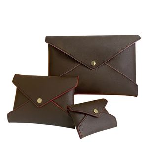 Bolsa de embreagem de grife kirigami Pochette 3 em 1 envelopes bolsa todos os dias ipad papel batom de batom de passaporte cartões de passaporte cartões de moeda bolsa de luxo de luxo