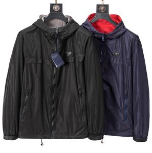 Nya mäns märkesjackor Windbreaker Highs Quality Designer Casual Fashion Jacket Män bär båda sidor jackor toppar
