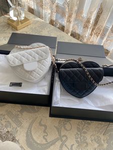 10A Super Original kvalitet lambskin kedja kardioid axelväska riktiga läder kvinnliga handväskor klassiska damer hanterar tote clutch luxurys designers väskor med låda