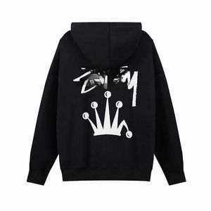 2023 St Hoodie Tasarımcı Erkekler İçin Hoodie Homeies Ihisie Yüksek Kaliteli Yeni Baskı Grafik Sweatshirts Dooclothing Block Sport Zip Hoodie Siyah