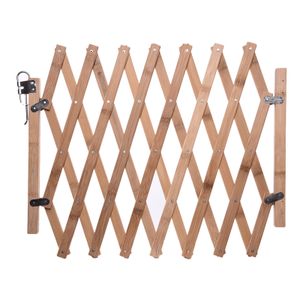 Dog Electronic Fences Folding Pet Barrier Fence Cat Gate Bamboo Infällbar valp Skjutdörr Säkerhetsisolering 230816