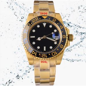 Erkek Ucuz Saat Tasarımcısı Saatler Relojes AAA 41mm Otomatik Mekanik Seramik Saatler Kayış Ayarlanabilir Moda Aydınlık Bilek Swatches Montre De Luxe Makineler