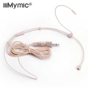 Microfones 1pcs fone de ouvido de boa qualidade Microfone de condensador cardióide para o transmissor de bodypack sem fio Sennheiser 3,5 mm 3,35 mm HKD230818
