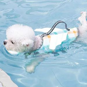 Hundeträger Badeanzug persönlicher Flotationsgerät Teddy Koji Goldenes Haar kleines mittelgroßes großes Haustier Schwimmen schwimmende Kleidung
